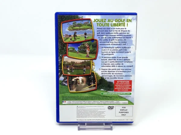Parte trasera de Everybody's Golf (FRA) (Promo) para PlayStation 2, edición PAL Francia