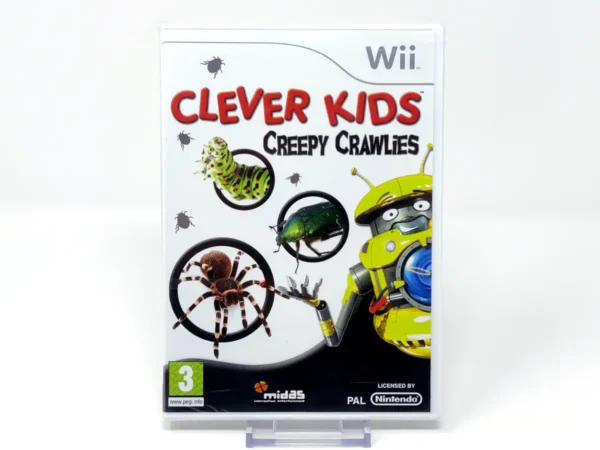 Portada de Clever Kids: Creepy Crawlies (UK) (Precintado) para Nintendo Wii, edición PAL UK, de segunda mano