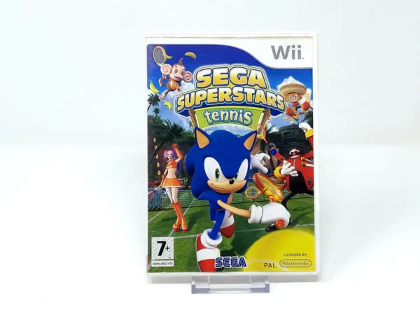 Portada de Sega Superstars Tennis (ESP) para Nintendo Wii, edición PAL España, de segunda mano