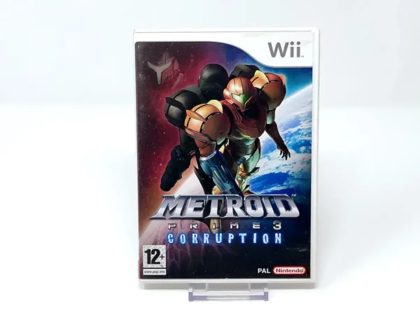 Portada de Metroid Prime 3: Corruption (ESP) para Nintendo Wii, edición PAL España, de segunda mano