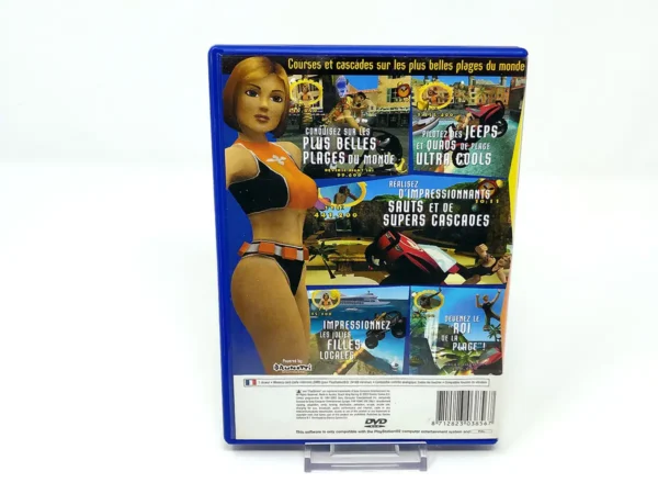 Parte trasera de Beach King: Stunt Racing (FRA) para PlayStation 2, edición PAL Francia
