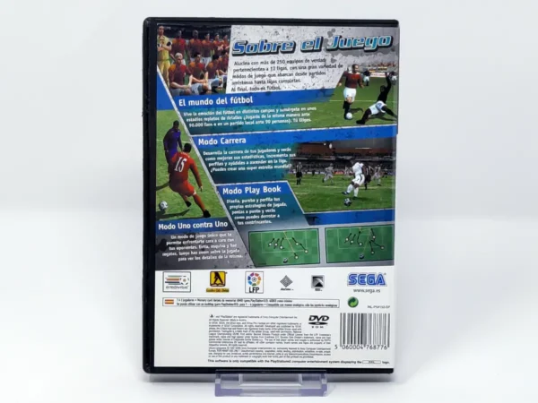 Parte trasera de Virtua Pro Football (ESP) (Rebajado) para PlayStation 2, edición PAL España