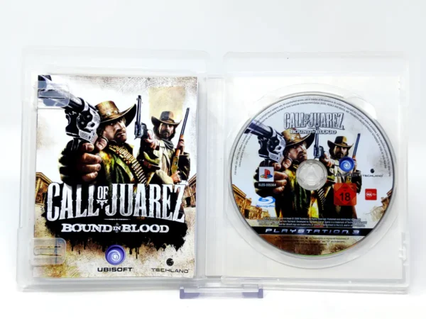 Interior del juego Call of Juarez: Bound in Blood (ESP) (Rebajado) para PlayStation 3 con disco y manual