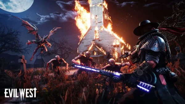 Lateral de la caja de Evil West (ESP) para XBOX One / Series X/S