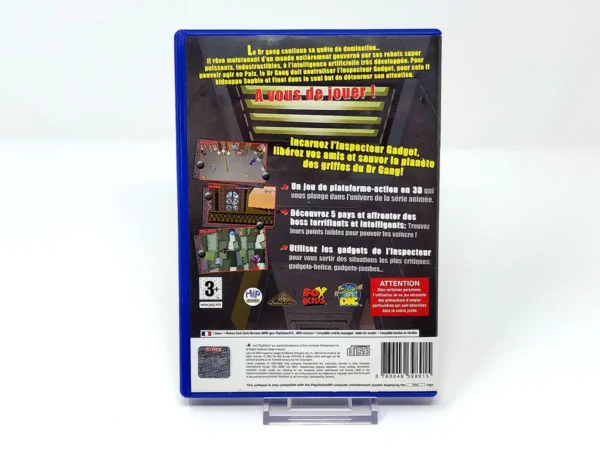 Parte trasera de Inspecteur Gadget: Mad L´Invasión des Robots MAD (FRA) para PlayStation 2, edición PAL Francia