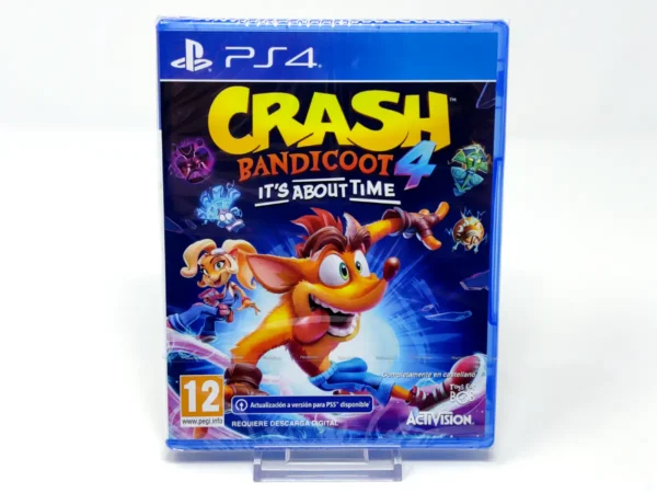Portada de Crash Bandicoot 4: It’s About Time (ESP) (Precintado) para PlayStation 4, edición PAL España, nuevo