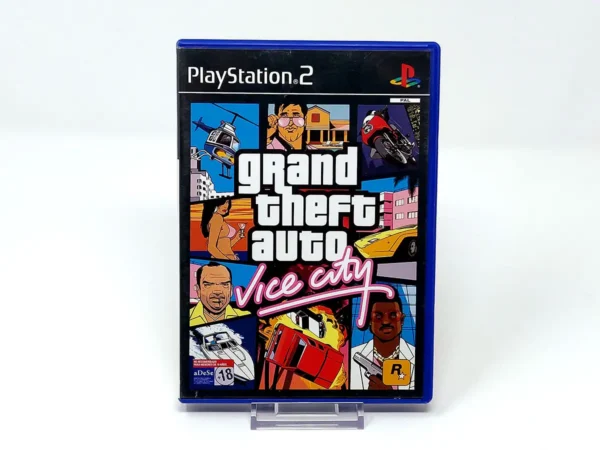 Portada de Grand Theft Auto: Vice City (ESP) para PlayStation 2, edición PAL España, de segunda mano