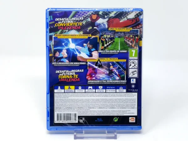 Parte trasera de Captain Tsubasa: Rise of New Champions (ESP) (Precintado) para PlayStation 4, edición PAL España