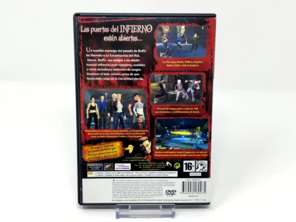 Parte trasera de Buffy the Vampire Slayer: Chaos Bleeds (ESP) (Rebajado) para PlayStation 2, edición PAL España
