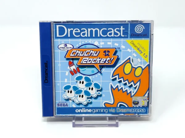 Portada de ChuChu Rocket! (Con DreamKey 1.5) para Sega Dreamcast, edición PAL España, de segunda mano