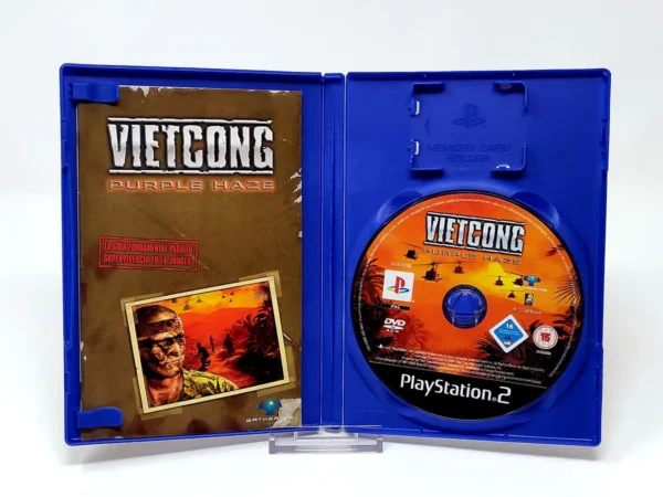 Interior del juego Vietcong: Purple Haze (ESP) para PlayStation 2 con disco y manual