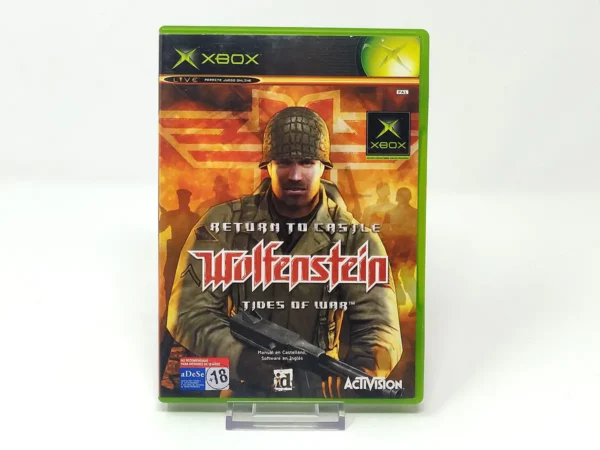 Portada de Return to Castle Wolfenstein: Tides of War (ESP) para XBOX, edición PAL España, de segunda mano