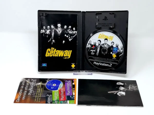 Interior del juego The Getaway (ESP) (Con Mapa) para PlayStation 2 con disco y manual