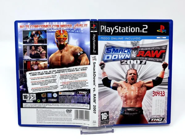 WWE SmackDown vs. Raw 2007 (ESP) (Carátula) (Rebajado) para PlayStation 2, edición PAL España, de segunda mano