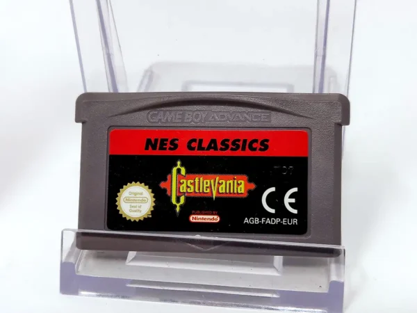Lateral de la caja de NES Classics: Castlevania (ESP) (Rebajado) para Nintendo Game Boy Advance
