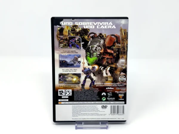 Parte trasera de Transformers: La Venganza de los Caídos (ESP) (Muy Rebajado) para PlayStation 2, edición PAL España