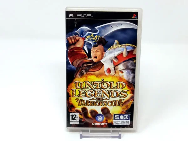 Portada de Untold Legends: The Warrior's Code (ESP) para PSP, edición PAL España, de segunda mano