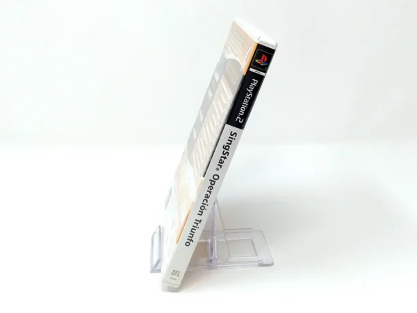 Lateral de la caja de SingStar Operación Triunfo (ESP) (Rebajado) para PlayStation 2
