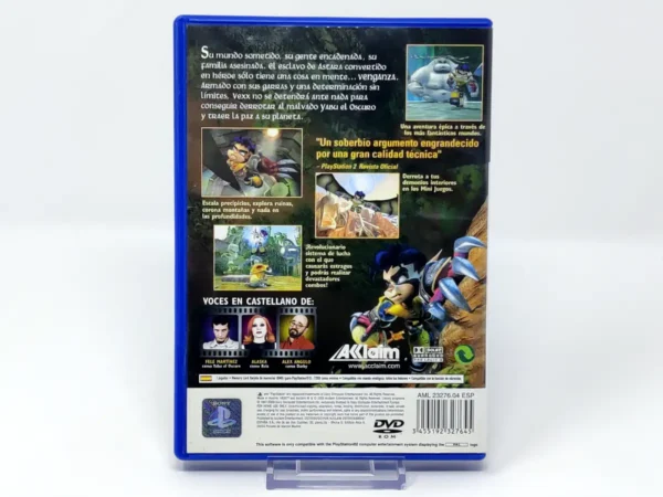 Parte trasera de Vexx (ESP) (Rebajado) para PlayStation 2, edición PAL España