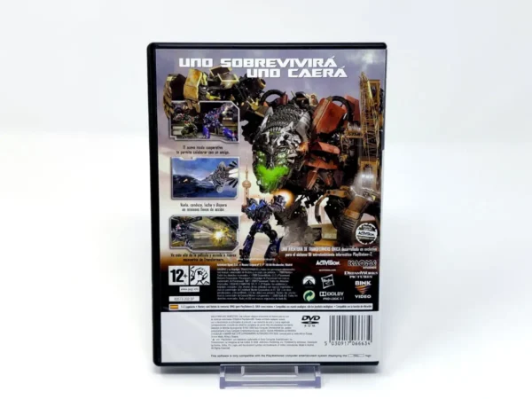 Parte trasera de Transformers: La Venganza de los Caídos (ESP) (Rebajado) para PlayStation 2, edición PAL España