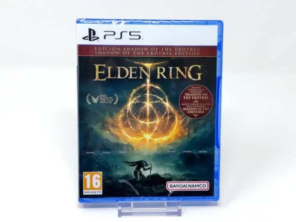 Portada de Elden Ring (Edición Shadow of the Erdtree) (ESP) (Precintado) para PlayStation 5, edición PAL España, nuevo