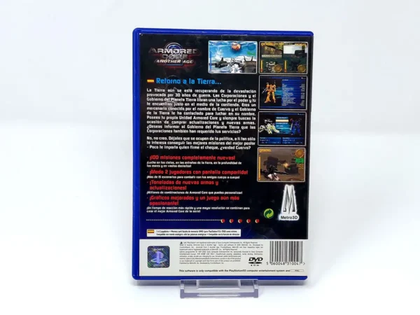Parte trasera de Armored Core 2: Another Age (ESP) (Rebajado) para PlayStation 2