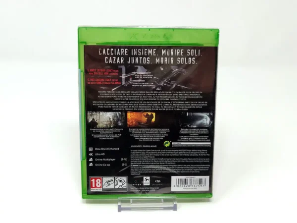Parte trasera de Hunt: Showdown (ESP) (Precintado) para XBOX One, edición PAL España