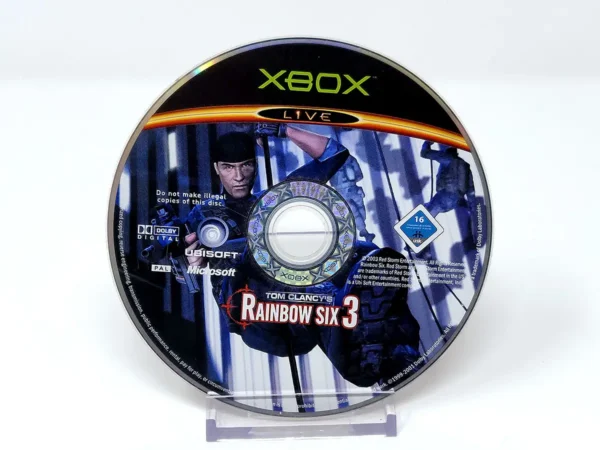 Portada de Tom Clancy's Rainbow Six 3 (ESP) (Disco) para XBOX, edición PAL España, de segunda mano