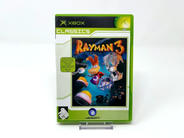 Portada de Rayman 3: Hoodlum Havoc (UK) (Classics) para XBOX, edición PAL UK, de segunda mano