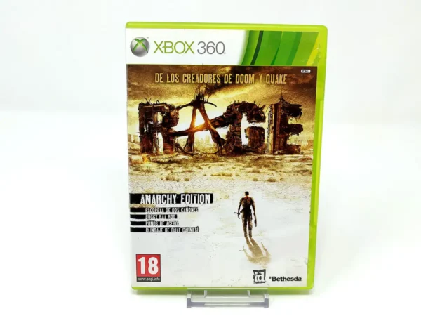 Portada de Rage (Anarchy Edition) (ESP) para XBOX 360, edición PAL España, de segunda mano