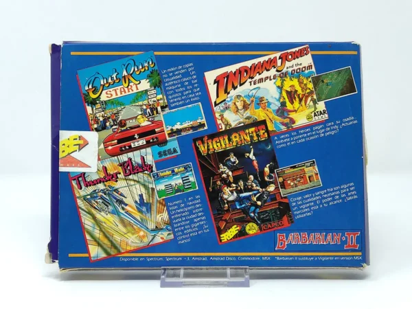 Parte trasera de ¡Genial! (ESP) para Sinclair ZX Spectrum, edición PAL España