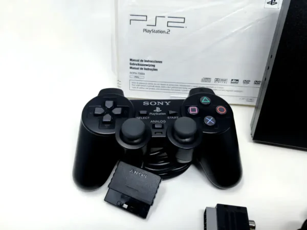 Sony Playstation 2 Slim (Consola) (SCPH-70004) (Completa) para PlayStation 2, edición PAL España, de segunda mano