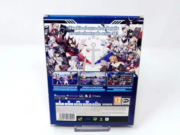 Parte trasera de Azur Lane: Crosswave (Commander´s Calendar Edition) (ESP) para PlayStation 4, edición PAL España