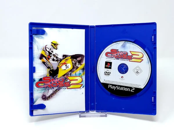 Interior del juego SnoCross 2 featuring Blair Morgan (ESP) para PlayStation 2 con disco y manual