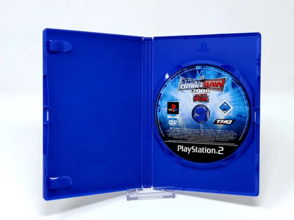 Lateral de la caja de WWE SmackDown vs. Raw 2008 (ESP) (Rebajado) para PlayStation 2