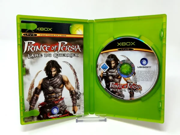 Interior del juego Prince of Persia: L'âme du Guerrier (FRA) para XBOX con disco y manual