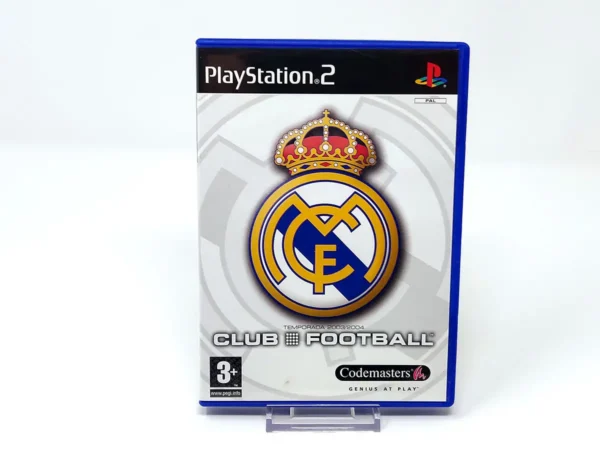 Portada de Club Football: Real Madrid (ESP) para PlayStation 2, edición PAL España, de segunda mano