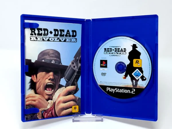 Interior del juego Red Dead Revolver (ESP) para PlayStation 2 con disco y manual