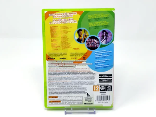 Parte trasera de Band Hero (ESP) para XBOX 360, edición PAL España
