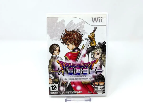 Portada de Dragon Quest Swords: La Reina enmascarada y la Torre de los Espejos (ESP) para Nintendo Wii, edición PAL España, de segunda mano