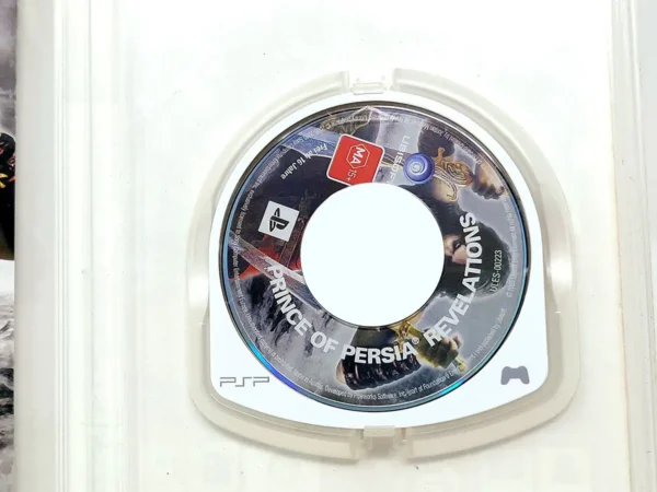 Lateral de la caja de Prince of Persia: Revelations (ESP) para PSP