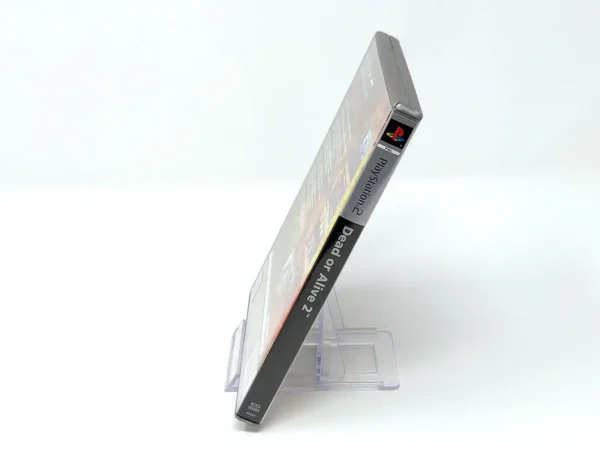 Lateral de la caja de Dead or Alive 2 (ESP) (Platinum) para PlayStation 2