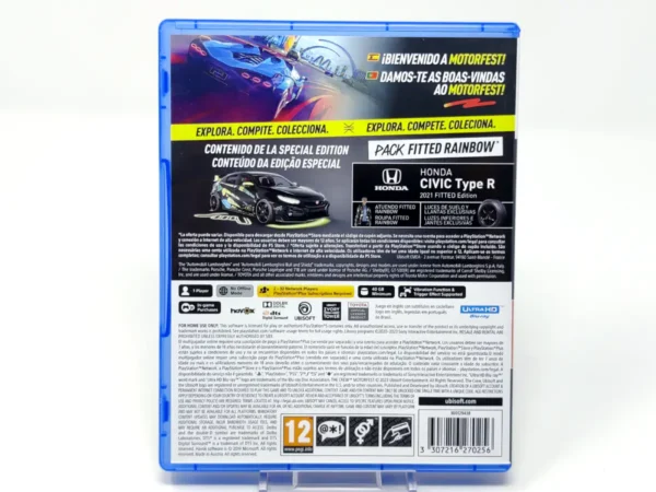 Parte trasera de The Crew: Motorfest (Special Edition) (ESP) para PlayStation 5, edición PAL España