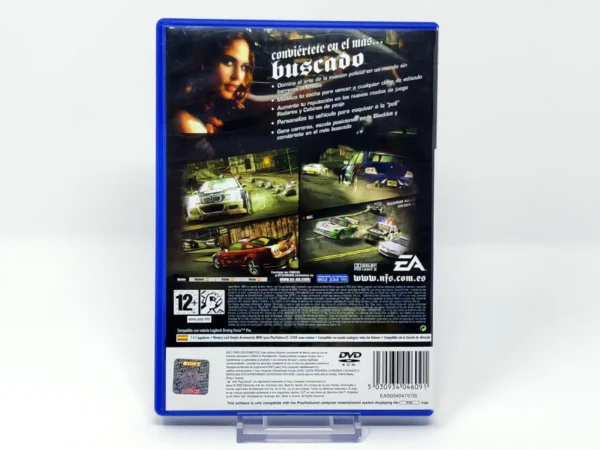 Parte trasera de Need for Speed: Most Wanted (ESP) (Rebajado) para PlayStation 2, edición PAL España
