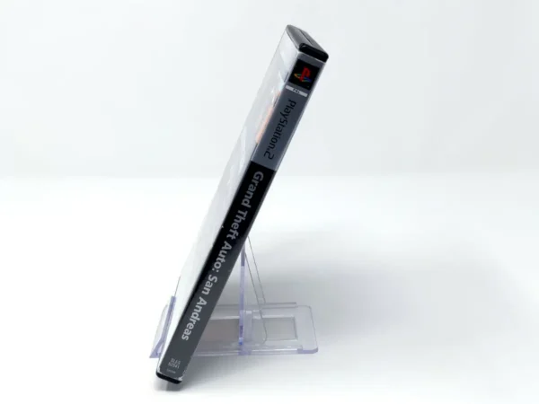 Lateral de la caja de Grand Theft Auto: San Andreas (ESP) (Platinum) (Rebajado) para PlayStation 2