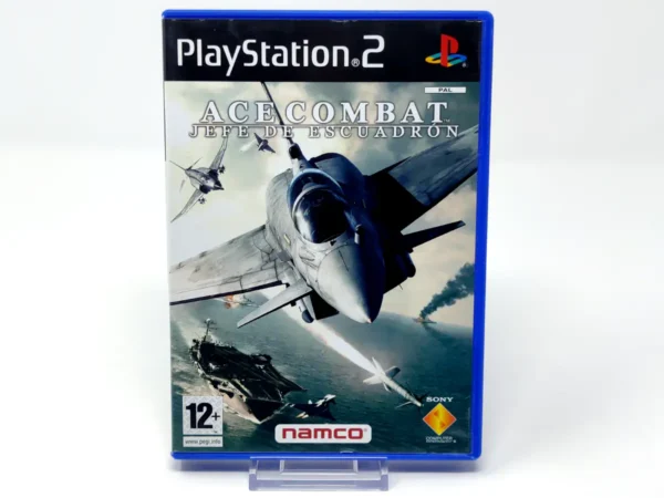 Portada de Ace Combat: Jefe de Escuadrón (ESP) para PlayStation 2, edición PAL España, de segunda mano
