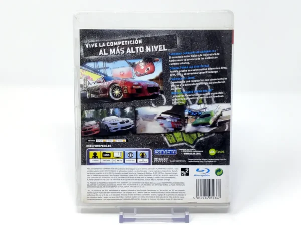 Parte trasera de Need for Speed: ProStreet (ESP) (Rebajado) para PlayStation 3, edición PAL España