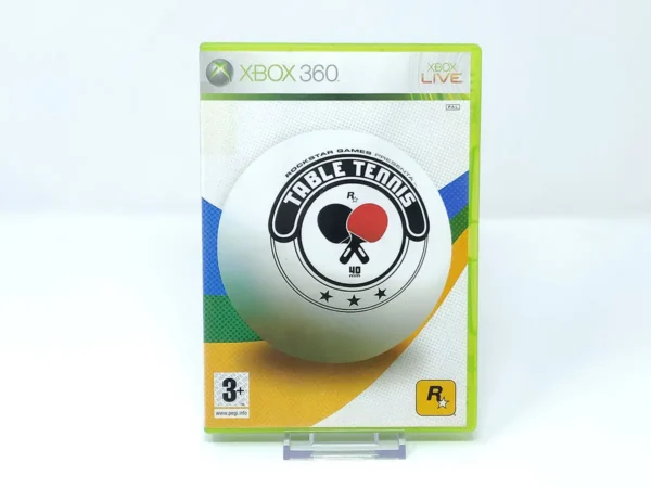 Rockstar Games Presents Table Tennis (ESP) (Carátula + Manual) para XBOX 360, edición PAL España, de segunda mano