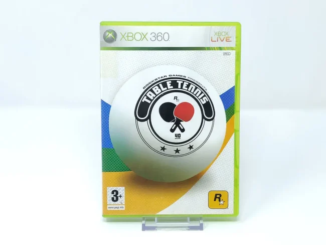 Rockstar Games Presents Table Tennis (ESP) (Carátula + Manual)