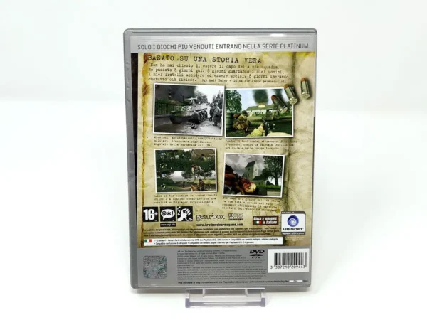 Parte trasera de Brothers in Arms: Road to Hill 30 (ITA) (Platinum) (Rebajado) para PlayStation 2, edición PAL Italia